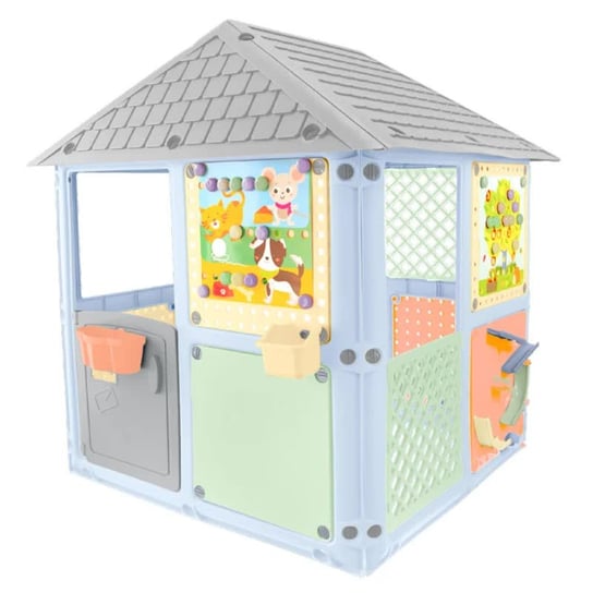 Domek ogrodowy dla dzieci interaktywny Smart House - pomarańcz Mochtoys