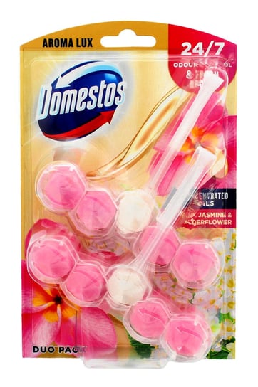 Domestos Aroma Lux Kostka toaletowa do WC Pink Jasmine & Elderflower 1op.-2x55g Unilever