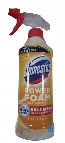 Domestos Power Foam PIANKA do czyszczenia toalet i łazienek CITRUS 450 ml Domestos