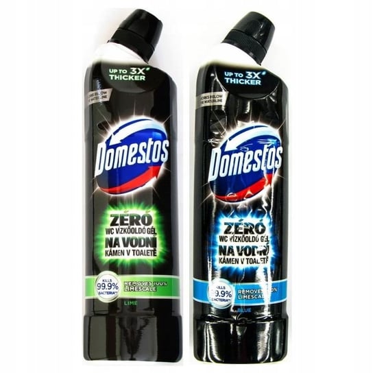 DOMESTOS ZERO DWUPAK ŻEL DO WC TOALET 2X750ML Domestos