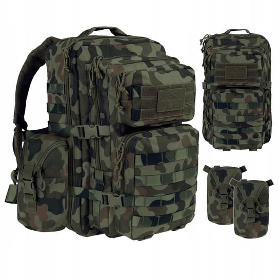 Dominator Urban Combat Plecak Warrior WZ.93 Full Camo 36-40L + 2x Ładownica Cargo Doublezip MOLLE DOMINATOR URBAN COMBAT