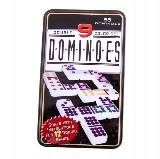 Domino Dziewiątkowe 55El. gra logiczna Midex Midex