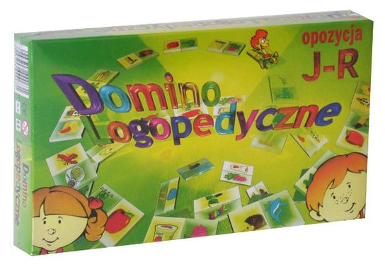 Domino logopedyczne J-R, gra edukacyjna, Samopol Samopol