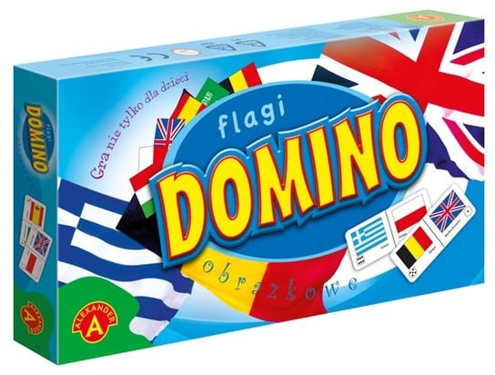 Domino obrazkowe Flagi, gra logiczna, Alexander Alexander