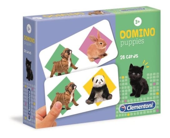 Domino Puppies, gra planszowa, Clementoni Clementoni