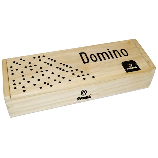 Domino w drewnianej skrzyneczce 16908 gra planszowa Svoora Svoora