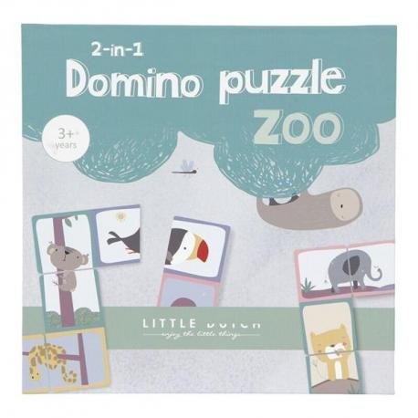 Domino Zoo, gra edukacyjna, Little Dutch Little Dutch