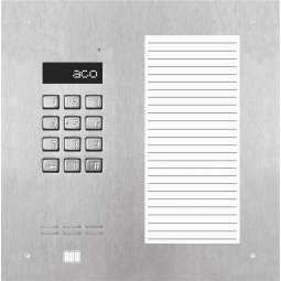 Domofon cyfrowy z zamkiem szyfrowym i dużą listą opisową ACO INSPIRO 17 ACO