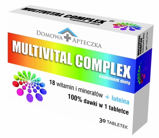 Domowa Apteczka Multivital Complex, suplement diety, 30 tabletek Domowa Apteczka