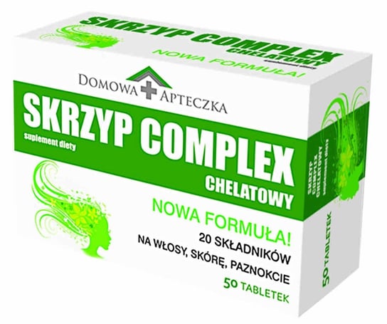 Domowa Apteczka Skrzyp Complex Chelatowany, suplement diety, 50 tabletek Domowa Apteczka