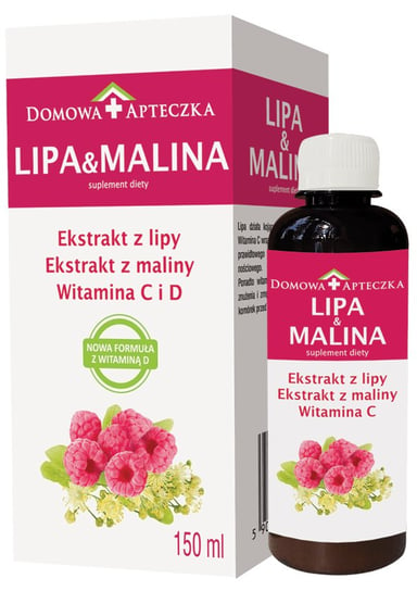 Domowa Apteczka, Suplement diety Lipa & Malina, 150 ml Domowa Apteczka