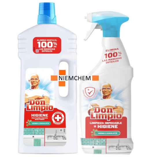 Don Limpio Płyn i Spray do czyszczenia łazienki 680 ml + 1.3L [ES] Proper