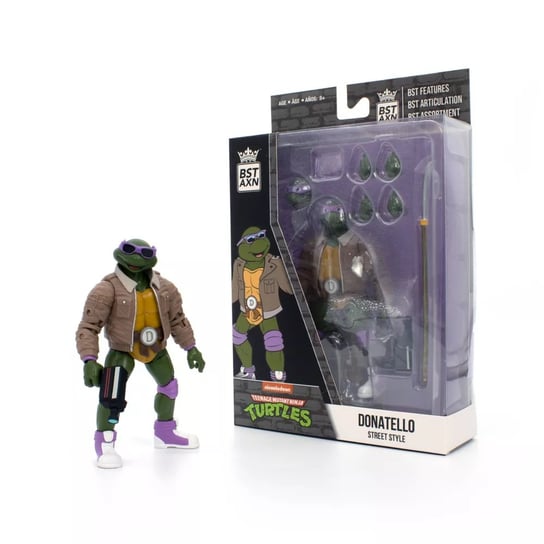 Donatello Street Style Figurka 13 Cm Wojownicze Żółwie Ninja Bst Axn Inna marka