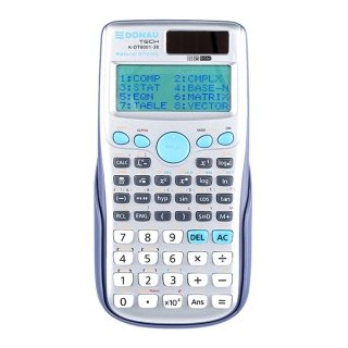 Donau, Kalkulator naukowy K-DT6001, srebrny, 164x84x20 mm Donau