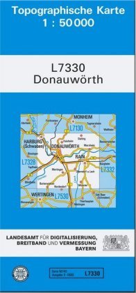Donauwörth 1 : 50 000 Ldbv Bayern, Landesamt Fr Digitalisierung Breitband Und Vermessung Bayern
