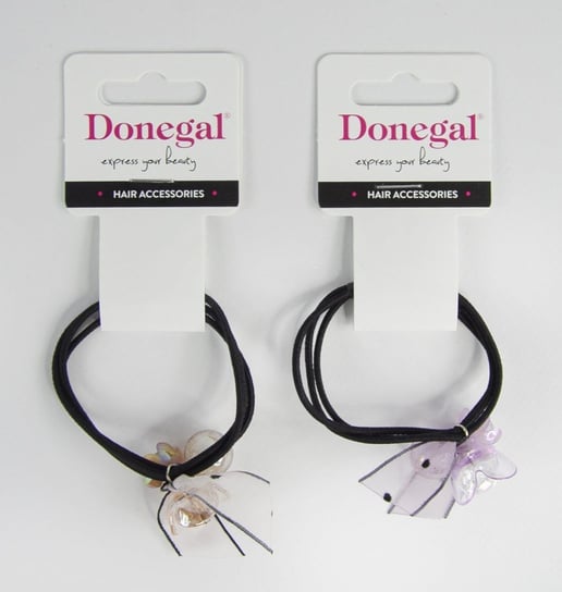 DONEGAL Ozdoby do włosów - gumka (FA-5653) - mix kolorów 1szt Donegal