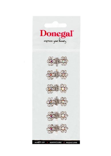 Donegal, Ozdoby do włosów mini klamerki FA-5702, 6 szt. Donegal