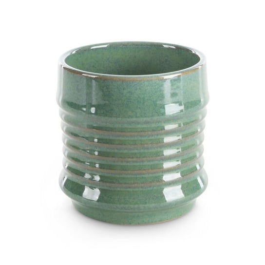 Donica Ceramiczna Sami 11X11X11 Zielona X2 Eurofirany