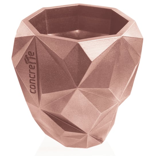 Donica Geometric Rose Gold Poli 19 Cm Candellana