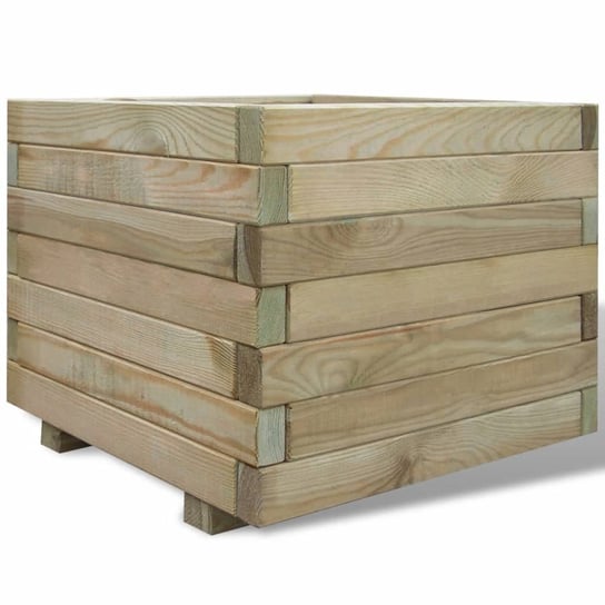 Donica MWGROUP, plantator drewniany, 50x50x40 cm vidaXL