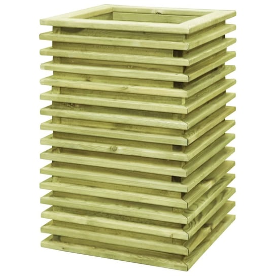 Donica ogrodowa vidaXL, 50x50x80 cm, impregnowane drewno sosnowe vidaXL