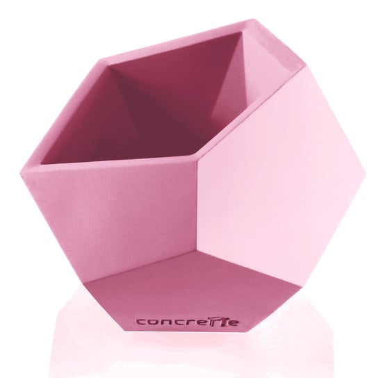 Donica Square Geometric Candy Pink Poli 12 cm Inny producent