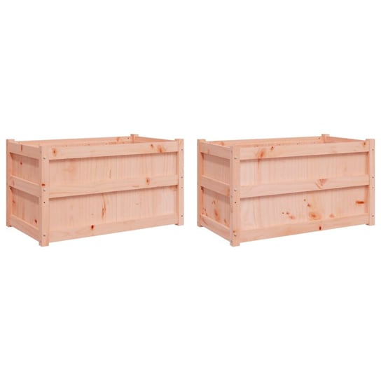 Donice ogrodowe drewniane 90x50x50 cm - Daglezjowe Zakito