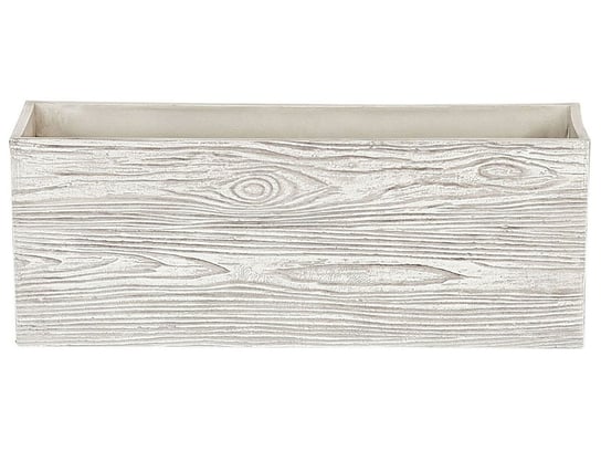 Doniczka BELIANI Paos, biała, 42x13x15 cm Beliani
