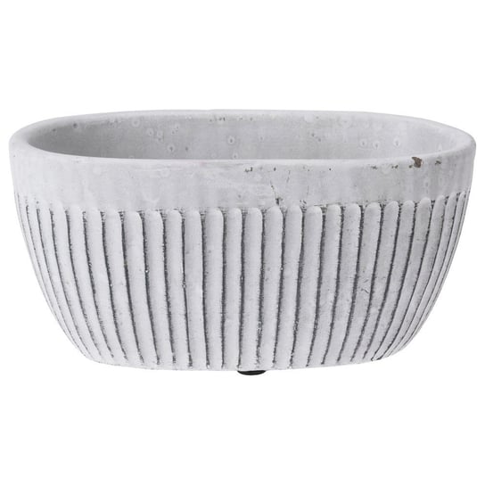 Doniczka ceramiczna biała 20x11 cm Vilde