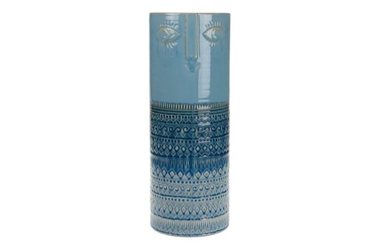 Doniczka ceramiczna niebieska 16x43cm DECOHOME