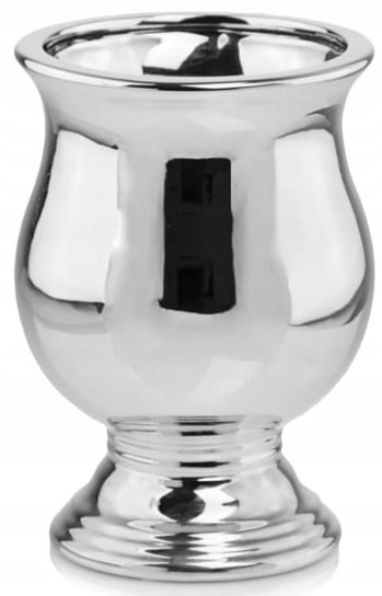 Doniczka ceramiczna urna srebrna 21 cm POLNIX