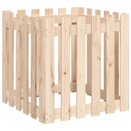 Doniczka drewniana 60x60x60 cm, sosnowa Zakito