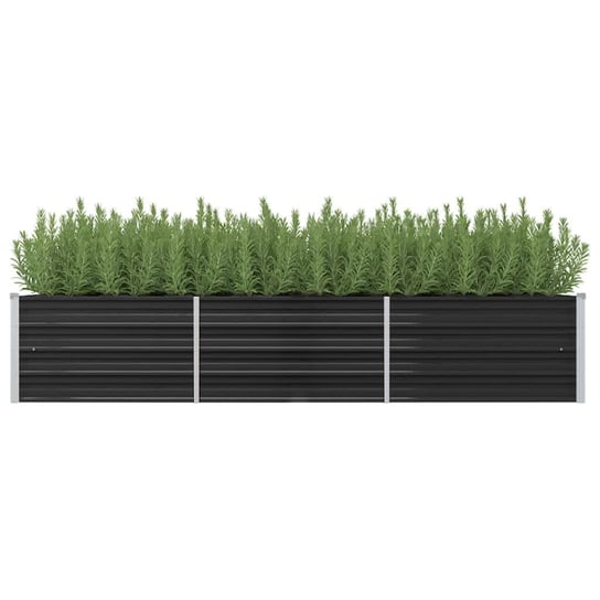 Doniczka ogrodowa na rośliny VIDAXL, czarna, 45x80x240 cm vidaXL