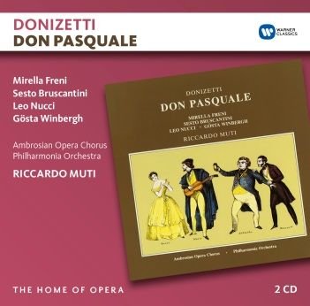 Donizetti: Don Pasquale Freni Mirella, Bruscantini Sesto, Nucci Leo, Winbergh Gosta, Ambrosian Opera Chorus