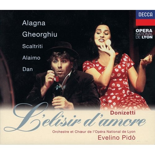 Donizetti: L'elisir d'amore / Act 2 - "Quanto amore! Ed io spietata!" Angela Gheorghiu, Simone Alaimo, Orchestre de l'Opéra de Lyon, Evelino Pidò