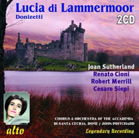 Donizetti. Lucia Di Lammermoor Sutherland Joan, Cioni Renato, Merrill Robert, Macdonald Kenneth, Siepi Cesare