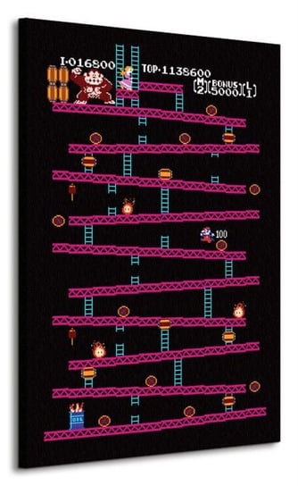 Donkey Kong NES - Obraz na płótnie Pyramid International