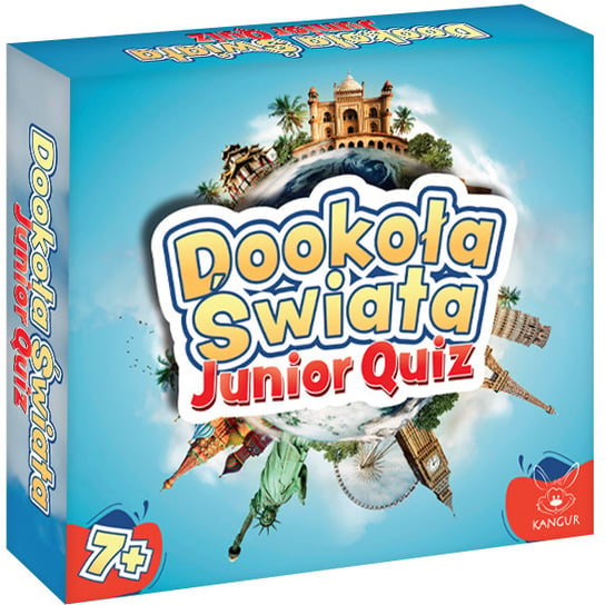 Dookoła świata junior quiz, gra edukacyjna, Kangur Kangur