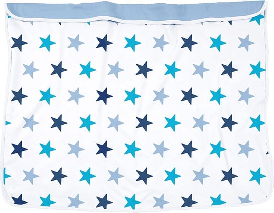 Dooky, Blanket, Kocyk, 70x85 cm, Blue Stars, Baby Blue Dooky