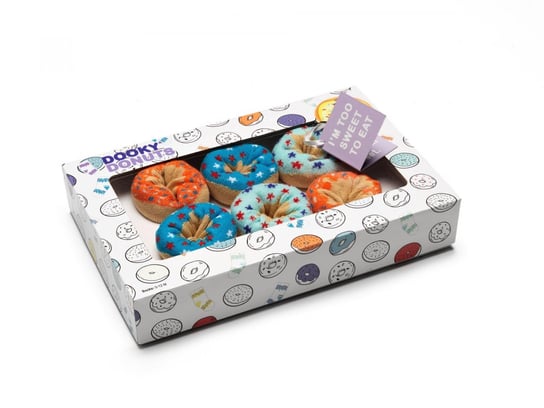 Dooky Gift DONUT skarpetki Blueberry Orange 3 pary Dooky