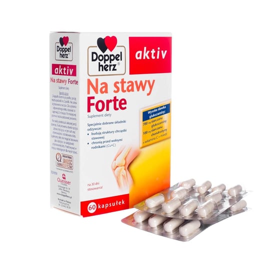 Doppelherz Active na Stawy Forte - suplement diety na stawy, 60 kapsułek Doppelherz