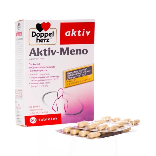 Doppelherz aktiv Aktiv-Meno suplement diety, 60 kapsułek Queisser Pharma