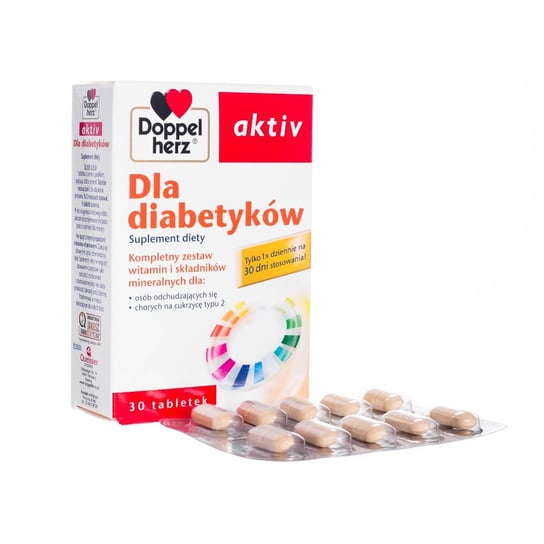 Doppelherz aktiv Dla diabetyków, suplement diety 30 tabletek Doppelherz