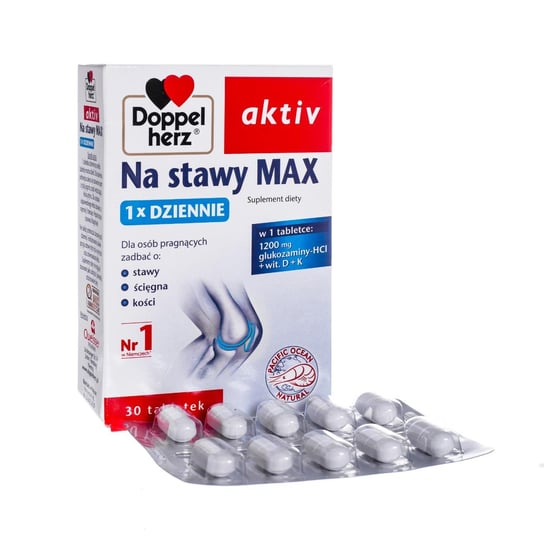 Doppelherz Aktiv Na stawy MAX 1 x dziennie, suplement diety , 30 tabletek Doppelherz