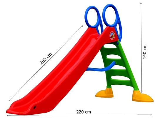 Dorex, zjeżdżalnia dla dzieci 2085, 200 cm Dorex