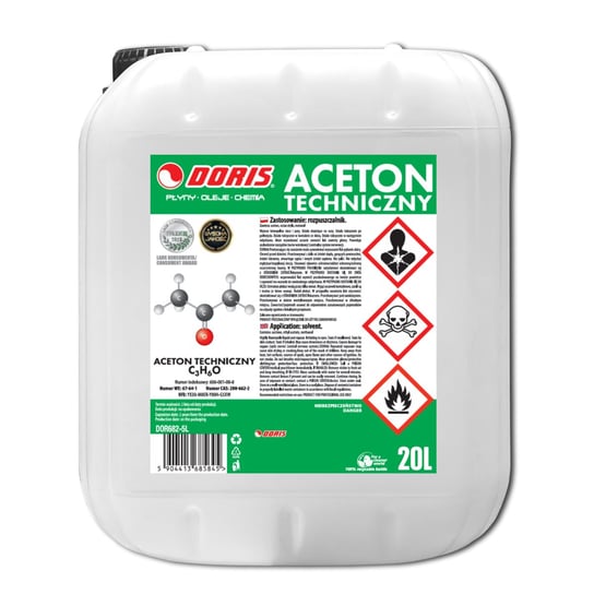 DORIS Aceton techniczny 20L Doris
