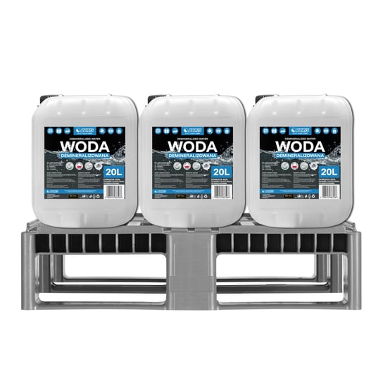 DORIS Woda demineralizowana 120L Zestaw 6szt x 20L - Doris ...