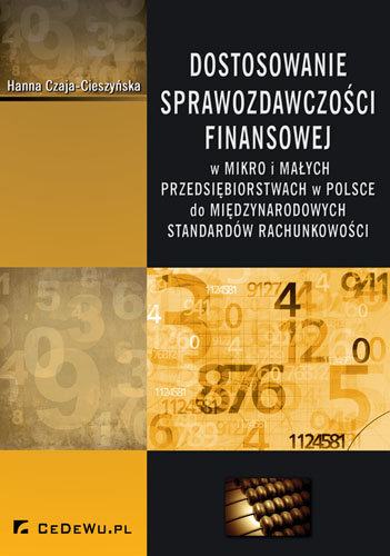 Dostosowanie sprawozdawczości finansowej Czaja-Cieszyńska Hanna