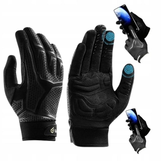 Dotykowe Rekawiczki Sportowe Rowerowe Rozmiar L Meskie Shock Proof bez marki