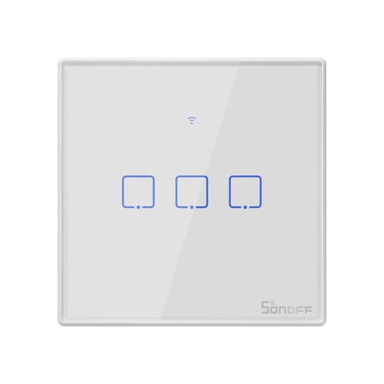 Dotykowy włącznik światła WiFi + RF 433 Sonoff T2 EU TX (3-kanałowy) Sonoff